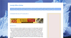 Desktop Screenshot of newtrendyoffersonline.com